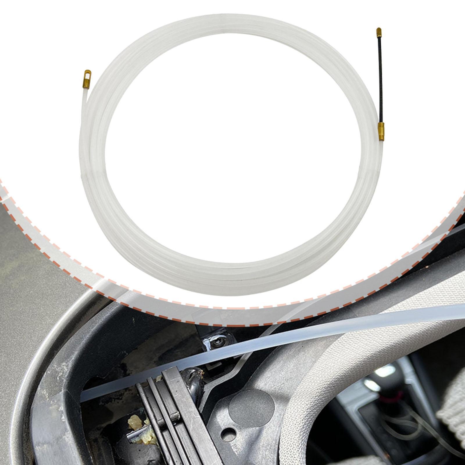 Drain Snake Flexible - 白いPVC製車用サンルーフ排水蛇状フレキシブル排水クリーナー、自動車整備、浴室、キッチン用ロングホース