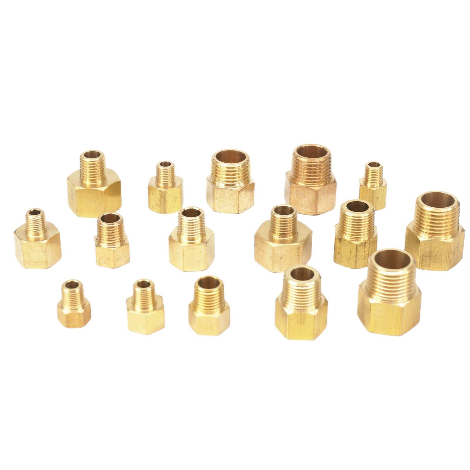 メスからオスの真ちゅう管継手アダプター、圧力計、ガス水、bs - Compression Fitting Brass のレビューと価格